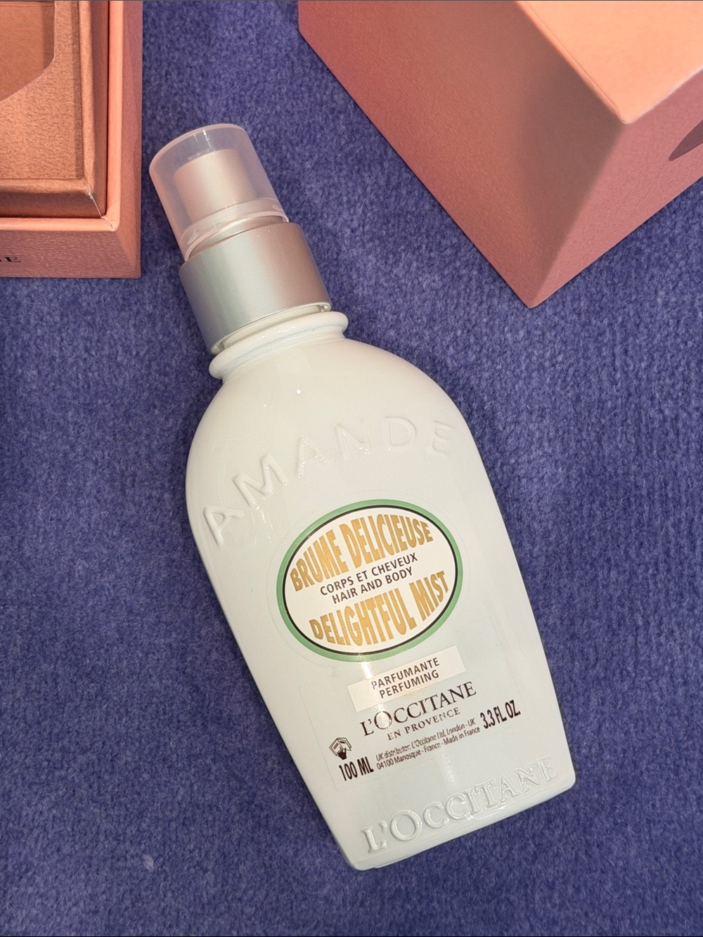 NWT. L'Occitane Almond Hair & Body Mist, 100ML